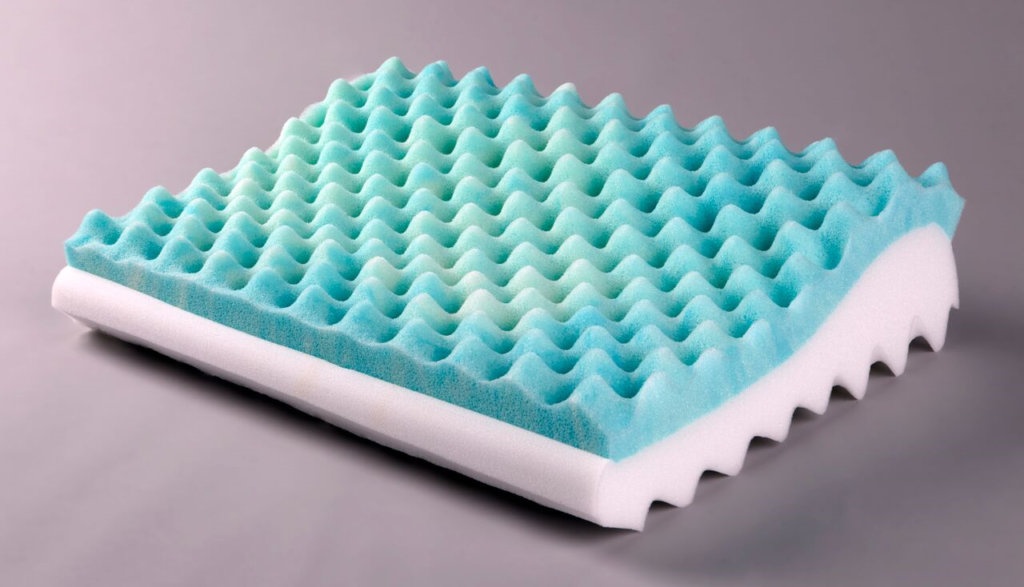 bodyform orthopedic nightwave ultra convoluted mattress topper